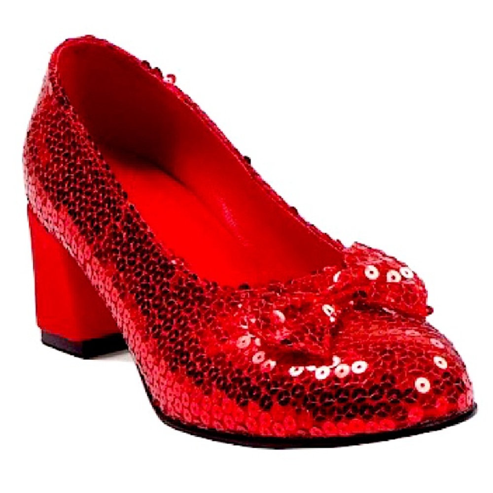 NWT | Red Sequin Dorthy Wizard Of Oz Shoes | GREAT FOR COSTUME/COSPLAY/HALLOWEEN